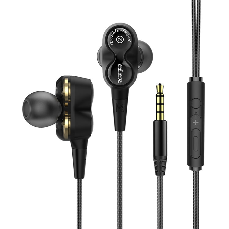 D12 Écouteurs filaires intra-auriculaires de 1,2 m avec interface 3,5 mm Stéréo HIFI à commande filaire, casque de musique de jeu de course à double boucle, avec emballage, D12 avec emballage (noir), D12 avec emballage (blanc)