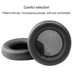 2 PC pour ATH WS550 Cuir imitation + Éponge Housse de protection pour écouteurs Cache-oreilles, Noir, Blanc