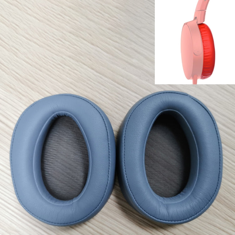 2 pièces pour Sony MDR-100ABN / WH-H900N Couvre coussin d'écouteurs, remplacements de coussinets avec maille