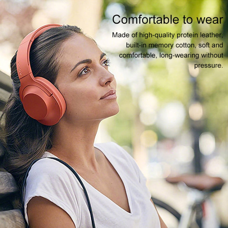 2 pièces pour Sony MDR-100ABN / WH-H900N Couvre coussin d'écouteurs, remplacements de coussinets avec maille