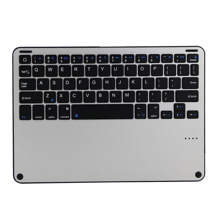 3018 Clavier Bluetooth 3.0 détachable en alliage d'aluminium + étui pour tablette en cuir avec texture de tissu pour iPad Air / Air 2 / iPad Pro 9,7 pouces, avec fonction veille / résistant à l'eau, 3018