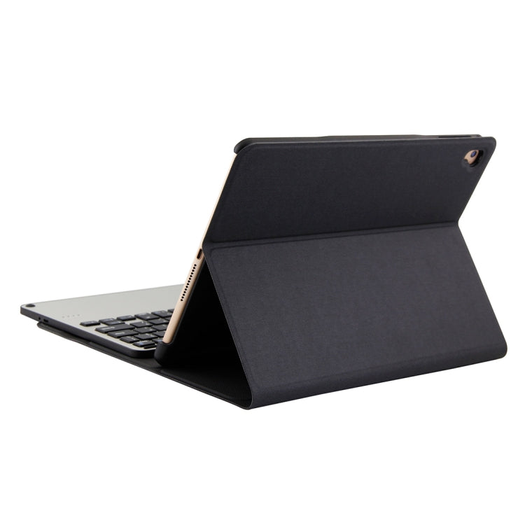 3018 Clavier Bluetooth 3.0 détachable en alliage d'aluminium + étui pour tablette en cuir avec texture de tissu pour iPad Air / Air 2 / iPad Pro 9,7 pouces, avec fonction veille / résistant à l'eau, 3018
