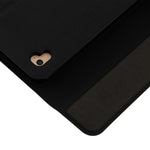 3018 Clavier Bluetooth 3.0 détachable en alliage d'aluminium + étui pour tablette en cuir avec texture de tissu pour iPad Air / Air 2 / iPad Pro 9,7 pouces, avec fonction veille / résistant à l'eau, 3018