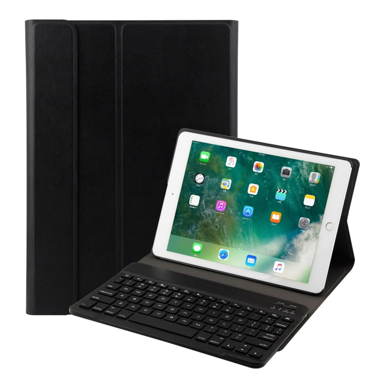 FT-1030 Clavier Bluetooth 3.0 en ABS à texture brossée + étui en cuir texturé pour tablette iPad Air / Air 2 / iPad Pro 9.7 pouces, avec réglage de l'angle à trois positions / magnétique / fonction veille, FT-1030D