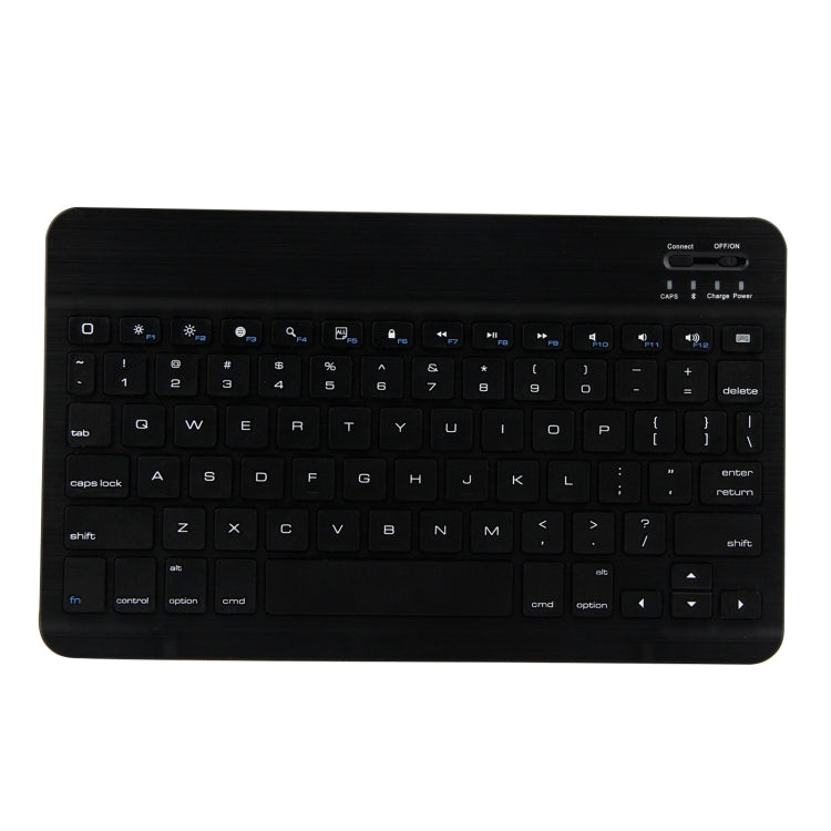 FT-1030 Clavier Bluetooth 3.0 en ABS à texture brossée + étui en cuir texturé pour tablette iPad Air / Air 2 / iPad Pro 9.7 pouces, avec réglage de l'angle à trois positions / magnétique / fonction veille, FT-1030D