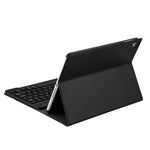 FT-1030 Clavier Bluetooth 3.0 en ABS à texture brossée + étui en cuir texturé pour tablette iPad Air / Air 2 / iPad Pro 9.7 pouces, avec réglage de l'angle à trois positions / magnétique / fonction veille, FT-1030D