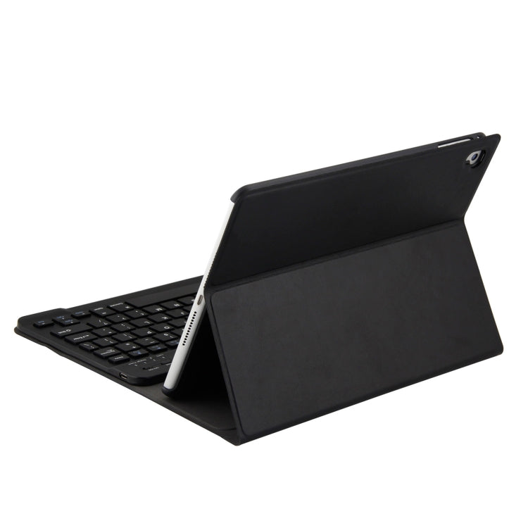 FT-1030 Clavier Bluetooth 3.0 en ABS à texture brossée + étui en cuir texturé pour tablette iPad Air / Air 2 / iPad Pro 9.7 pouces, avec réglage de l'angle à trois positions / magnétique / fonction veille, FT-1030D