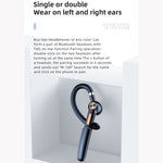 ME-100 TWS Casque Bluetooth professionnel rotatif universel véritable stéréo version 5.0 à contour d'oreille intra-auriculaire