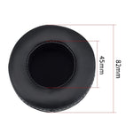 2 PCS Pour Skullcandy / HESH 2.0 HESH Housse de coussinet d'écouteur ordinaire Cache-oreilles de remplacement avec filet (Rouge+Filet Rouge), IP6D9961B, IP6D9961BH, IP6D9961BR, IP6D9961BW, IP6D9961R, IP6D9961BG, IP6D9961BL, IP6D9961BY