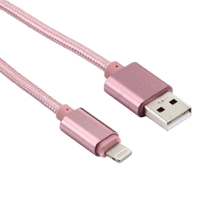 Câble de données/chargeur de 2 m en métal tressé, 84 conducteurs, 8 broches vers USB 2.0