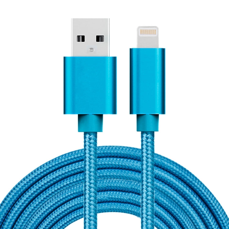 Câble de données/chargeur USB 3 m 3 A en métal tressé à 8 broches, 3 m 8 broches