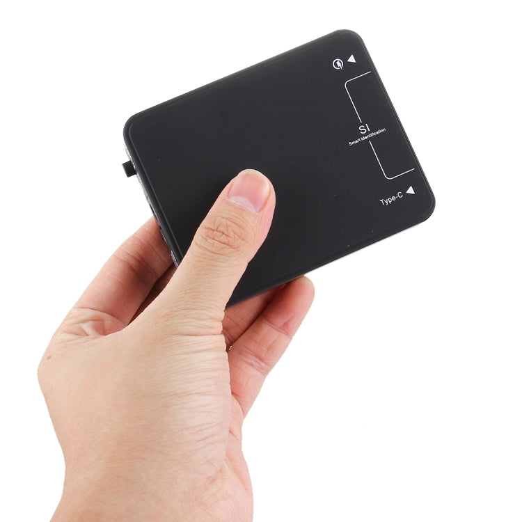 Q8118 1 Charge Rapide 3.0 + 4 USB à Identification Intelligente + 1 Chargeur USB de Bureau USB-C / Type-C 3.1
