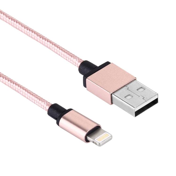 Câble de données/chargeur 1 m USB 2.0 8 broches à tête métallique tressée 58 conducteurs