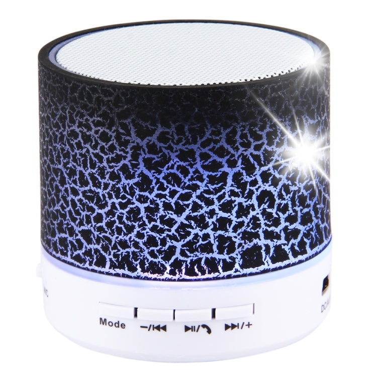 Haut-parleur stéréo Bluetooth A9 Mini portable anti-éblouissement avec lumière LED, micro intégré, support des appels mains libres et carte TF