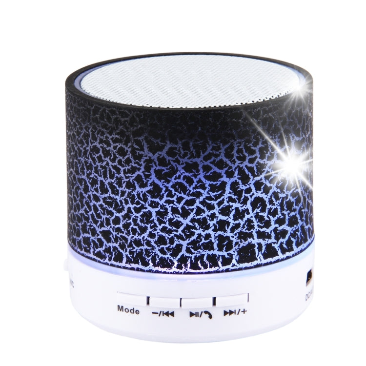 Haut-parleur stéréo Bluetooth A9 Mini portable anti-éblouissement avec lumière LED, micro intégré, support des appels mains libres et carte TF