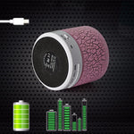 Haut-parleur stéréo Bluetooth A9 Mini portable anti-éblouissement avec lumière LED, micro intégré, support des appels mains libres et carte TF