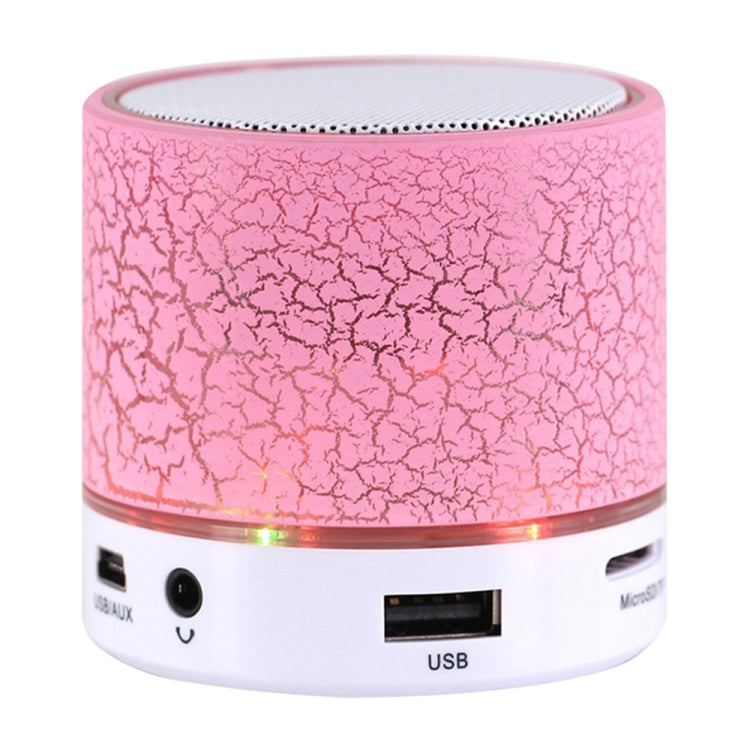 Haut-parleur stéréo Bluetooth A9 Mini portable anti-éblouissement avec lumière LED, micro intégré, support des appels mains libres et carte TF