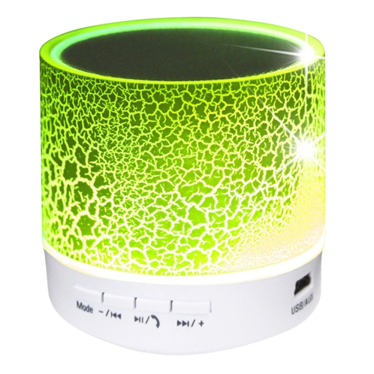 Haut-parleur stéréo Bluetooth A9 Mini portable anti-éblouissement avec lumière LED, micro intégré, support des appels mains libres et carte TF