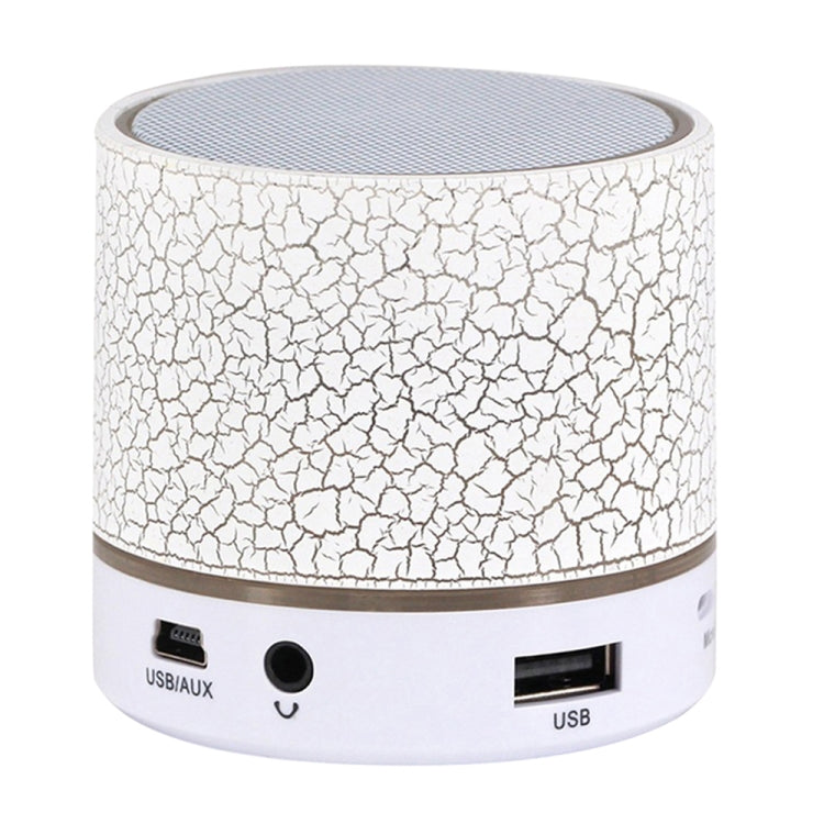 Haut-parleur stéréo Bluetooth A9 Mini portable anti-éblouissement avec lumière LED, micro intégré, support des appels mains libres et carte TF