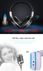 Casque audio stéréo Bluetooth pliable Zealot B19 avec affichage pour iPhone, Galaxy, Huawei, Xiaomi, LG, HTC et autres smartphones