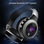 Casque audio stéréo Bluetooth pliable Zealot B19 avec affichage pour iPhone, Galaxy, Huawei, Xiaomi, LG, HTC et autres smartphones