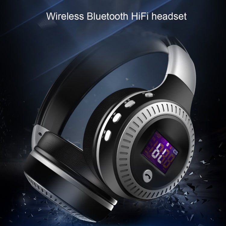 Casque audio stéréo Bluetooth pliable Zealot B19 avec affichage pour iPhone, Galaxy, Huawei, Xiaomi, LG, HTC et autres smartphones