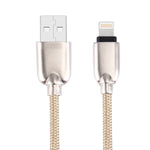 Câble de synchronisation de données et de chargement USB 8 broches vers iPhone/iPad, 1 m, tressé, 108 cœurs en cuivre