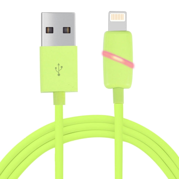 Câble de synchronisation de données USB 8 broches vers USB de 1 m, style boîte-cadeau circulaire à bobine, avec indicateur pour iPhone, iPad