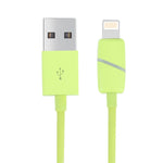 Câble de synchronisation de données USB 8 broches vers USB de 1 m, style boîte-cadeau circulaire à bobine, avec indicateur pour iPhone, iPad