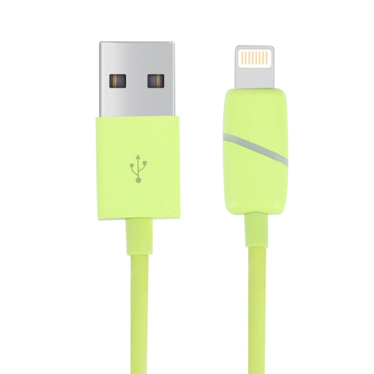 Câble de synchronisation de données USB 8 broches vers USB de 1 m, style boîte-cadeau circulaire à bobine, avec indicateur pour iPhone, iPad