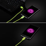 Câble de synchronisation de données USB 8 broches vers USB de 1 m, style boîte-cadeau circulaire à bobine, avec indicateur pour iPhone, iPad