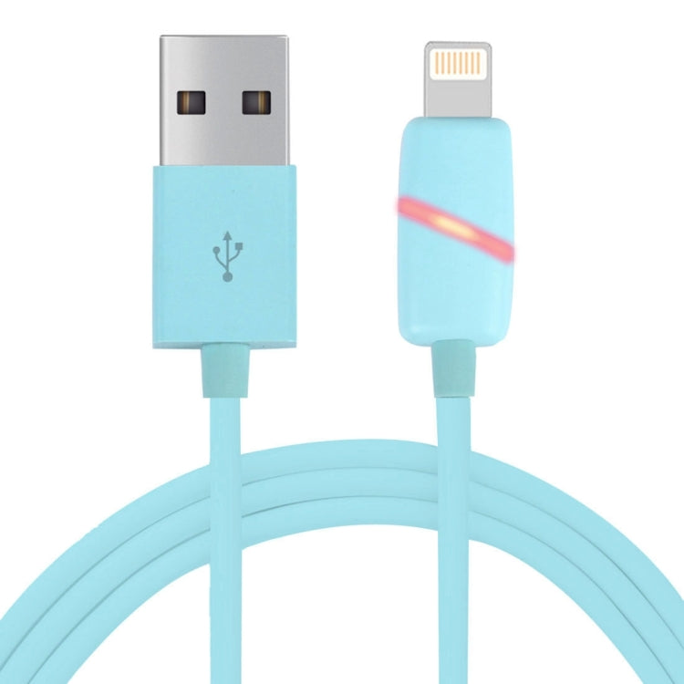 Câble de synchronisation de données USB 8 broches vers USB de 1 m, style boîte-cadeau circulaire à bobine, avec indicateur pour iPhone, iPad