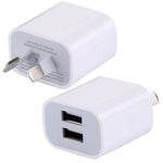 Chargeur 5 V 2 A haute compatibilité à 2 ports USB, prise australienne
