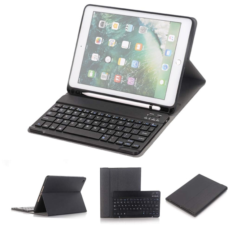 Étui en cuir horizontal rabattable pour tablette avec clavier Bluetooth détachable, support et porte-stylet pour iPad Pro 9,7 pouces, iPad Air, iPad Air 2, iPad 9,7 pouces (2017), iPad 9,7 pouces (2018), A07B Bleu, A07B Or Rose, A07B Noir, A07B Or