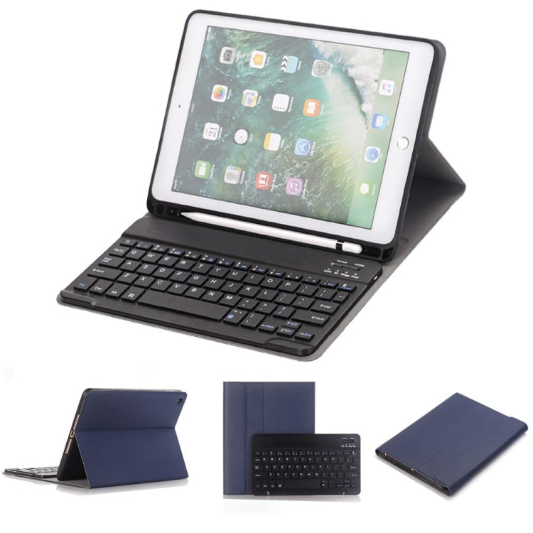 Étui en cuir horizontal rabattable pour tablette avec clavier Bluetooth détachable, support et porte-stylet pour iPad Pro 9,7 pouces, iPad Air, iPad Air 2, iPad 9,7 pouces (2017), iPad 9,7 pouces (2018), A07B Bleu, A07B Or Rose, A07B Noir, A07B Or