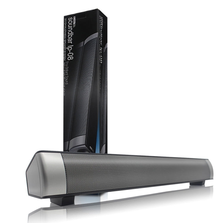 Barre de son LP-08 (CE0150) lecteur MP3 USB 2.1CH haut-parleur barre de son Bluetooth sans fil, CE0150 argent, CE0150 noir, CE0150 or