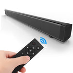 Barre de son LP-09 (CE0148) Enceinte de barre de son sans fil Bluetooth Home Cinéma avec télécommande, CE0148 Noir