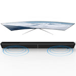 Barre de son LP-09 (CE0148) Enceinte de barre de son sans fil Bluetooth Home Cinéma avec télécommande, CE0148 Noir