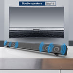 Barre de son LP-09 (CE0148) Enceinte de barre de son sans fil Bluetooth Home Cinéma avec télécommande, CE0148 Noir