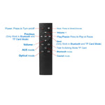 Barre de son LP-09 (CE0148) Enceinte de barre de son sans fil Bluetooth Home Cinéma avec télécommande, CE0148 Noir