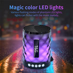Haut-parleur Bluetooth portable mini T&G TG155 Bluetooth 4.2 avec lumières colorées