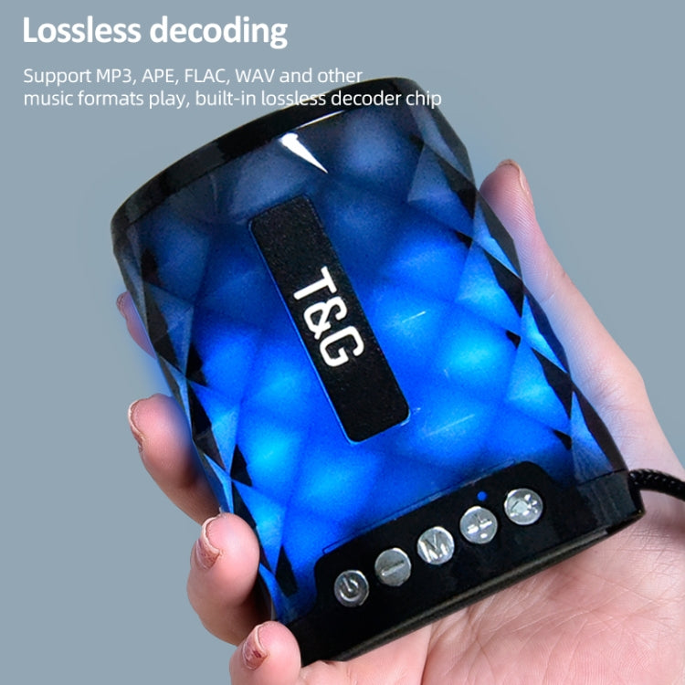 Haut-parleur Bluetooth portable mini T&G TG155 Bluetooth 4.2 avec lumières colorées