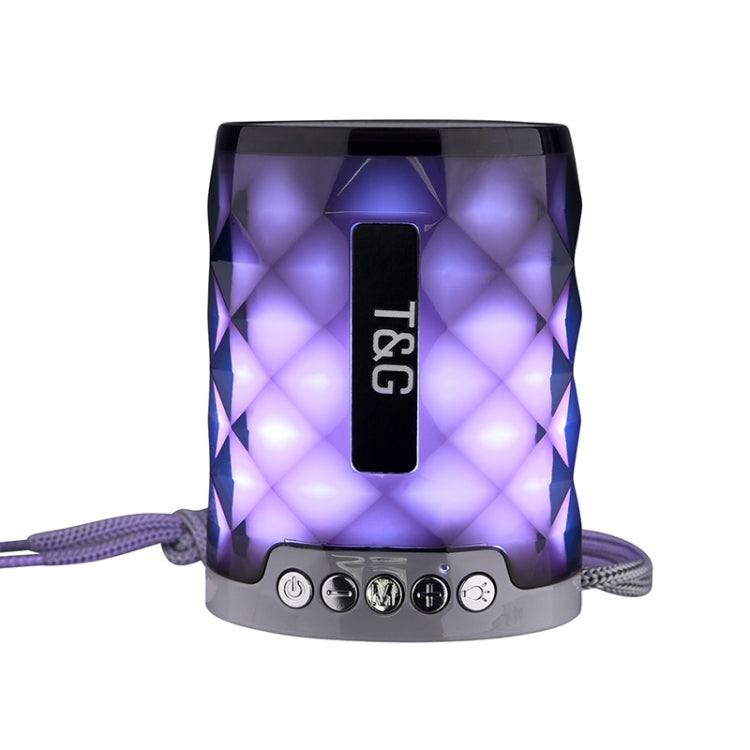 Haut-parleur Bluetooth portable mini T&G TG155 Bluetooth 4.2 avec lumières colorées