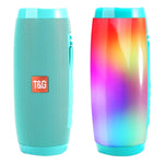 Haut-parleur Bluetooth portable mini T&G TG157 Bluetooth 4.2 avec lumières colorées mélodieuses
