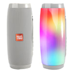 Haut-parleur Bluetooth portable mini T&G TG157 Bluetooth 4.2 avec lumières colorées mélodieuses