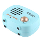 Haut-parleur Bluetooth rétro mini Q108 sans fil, support mains libres / carte TF / disque U / FM