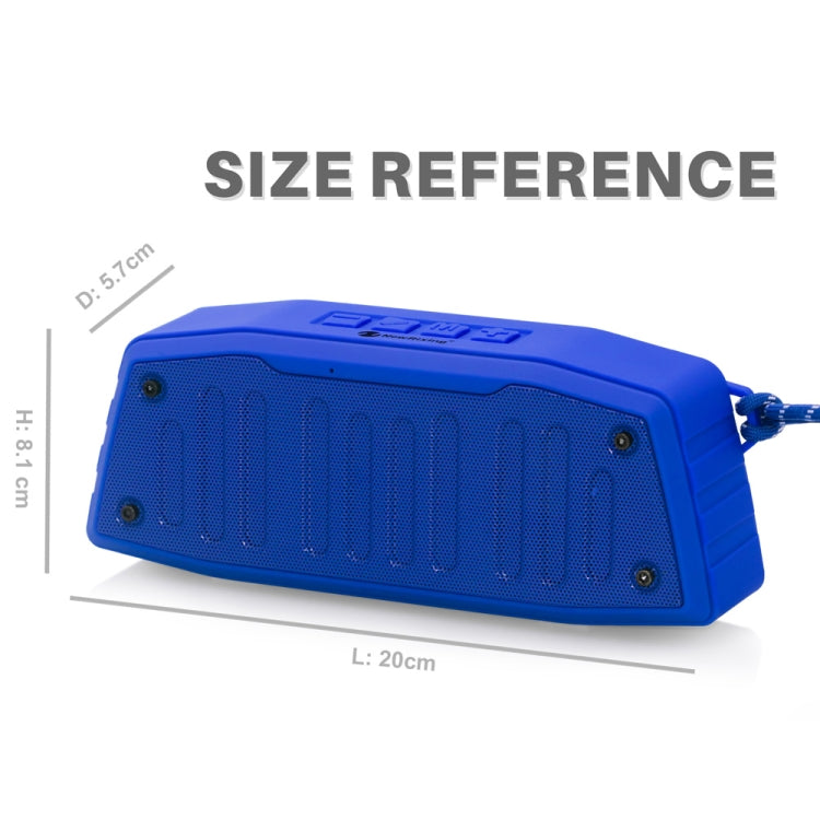 Enceinte Bluetooth portable extérieure NewRixing NR-4019 avec fonction appel mains libres, support carte TF & USB & FM & AUX