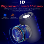 Enceinte Bluetooth sans fil ZEALOT S32 5W HiFi Bass, support mains libres / USB / AUX, S32