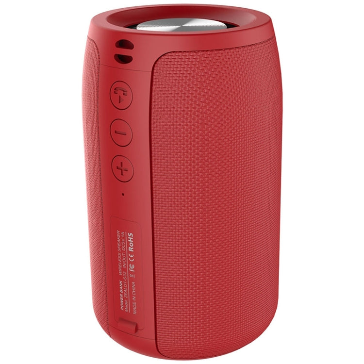 Enceinte Bluetooth sans fil ZEALOT S32 5W HiFi Bass, support mains libres / USB / AUX, S32
