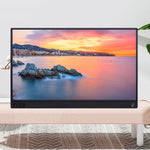 Écran portable HD 15,6 pouces 1080P grand angle 178 degrés pour ordinateur de bureau / console de jeu / écran simultané / PS4 / PS3 / XBox, avec interfaces Mini HDMI & Micro USB & 2 USB-C / Type-C